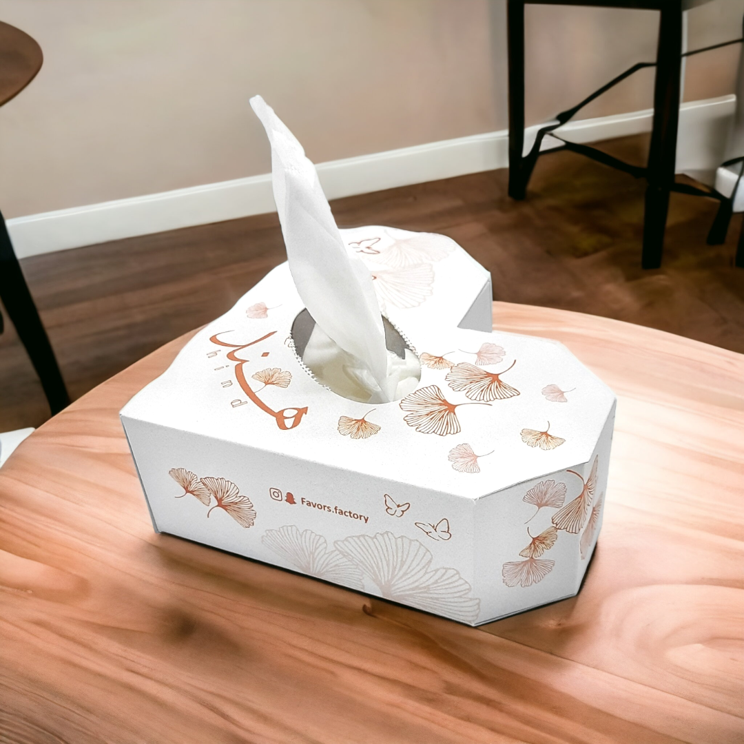 كلينيكس القلب شكل الورقي Tissue Paper Box - Heart Shape
