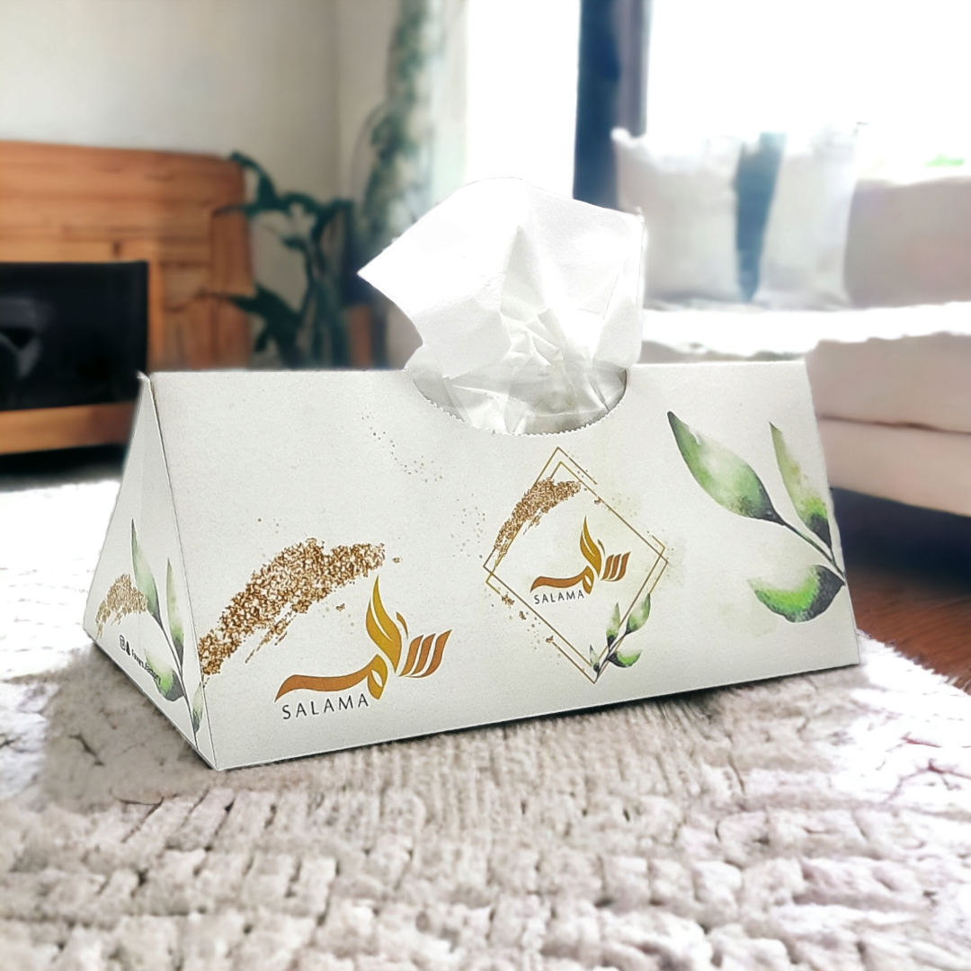 كلينيكس مثلث الشكل الورقي Tissue Paper Box - Triangle Shape