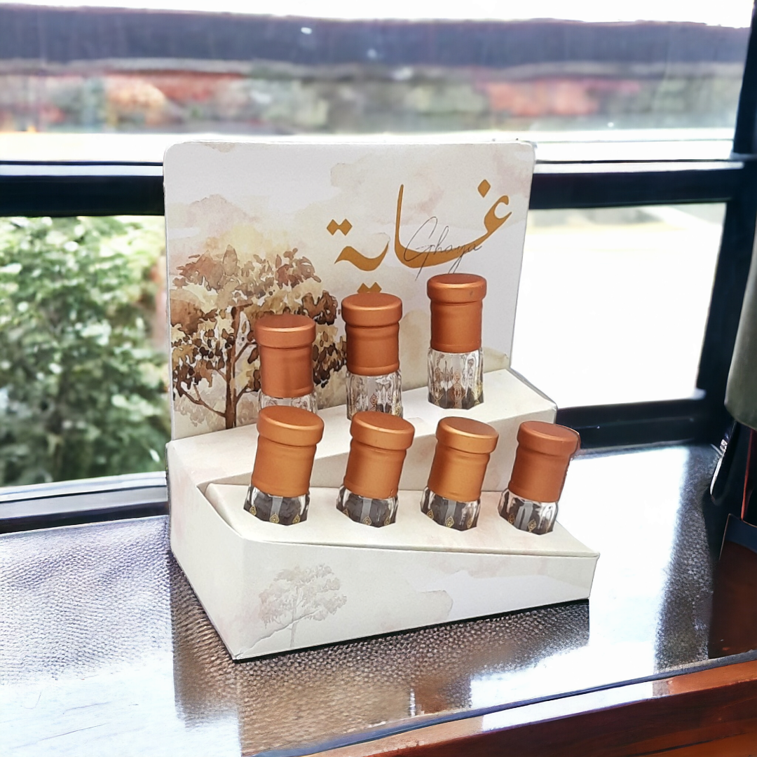 توزيعات 7 زيوت عطرية في بوكس Essential Oils in a Box