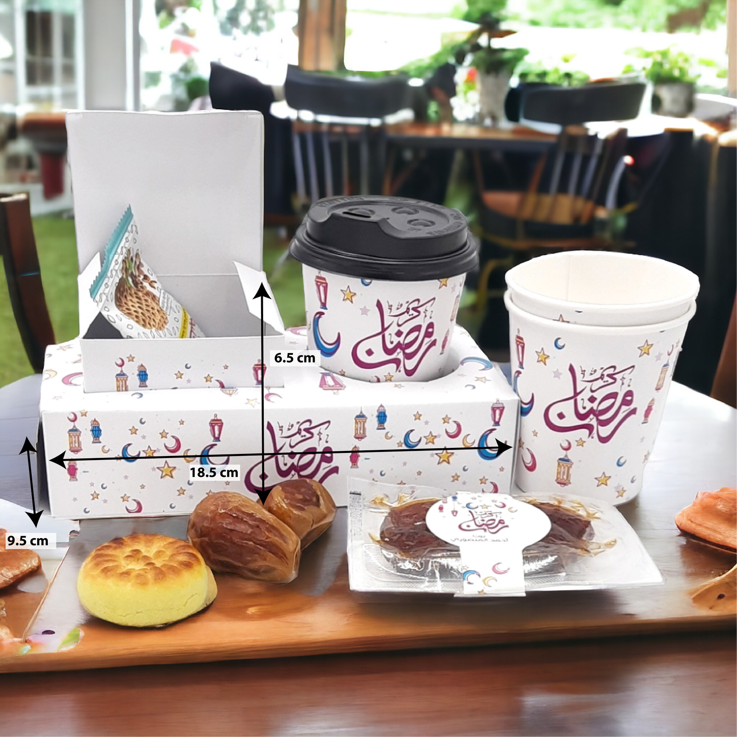 18.5x6.5x9.5 cm بوكس حامل الأكواب Cup Holder Box