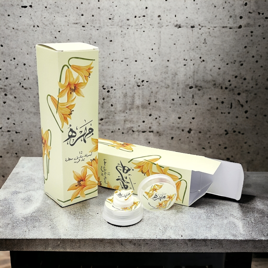 كبسولات الوايبس بماء الورد في بوكس Wipes Capsules with Rose Water in a Box