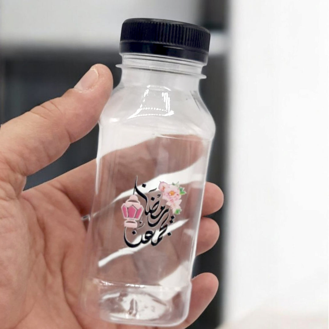 غرشة شفافة 250 مل مع الطباعة Clear Small Plastic Bottle 250ml_Ramadan