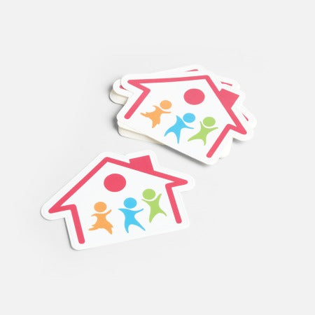 ستيكر وقص حسب القياس (للكميات) Sticker Die Cut Shape(Wholesale)