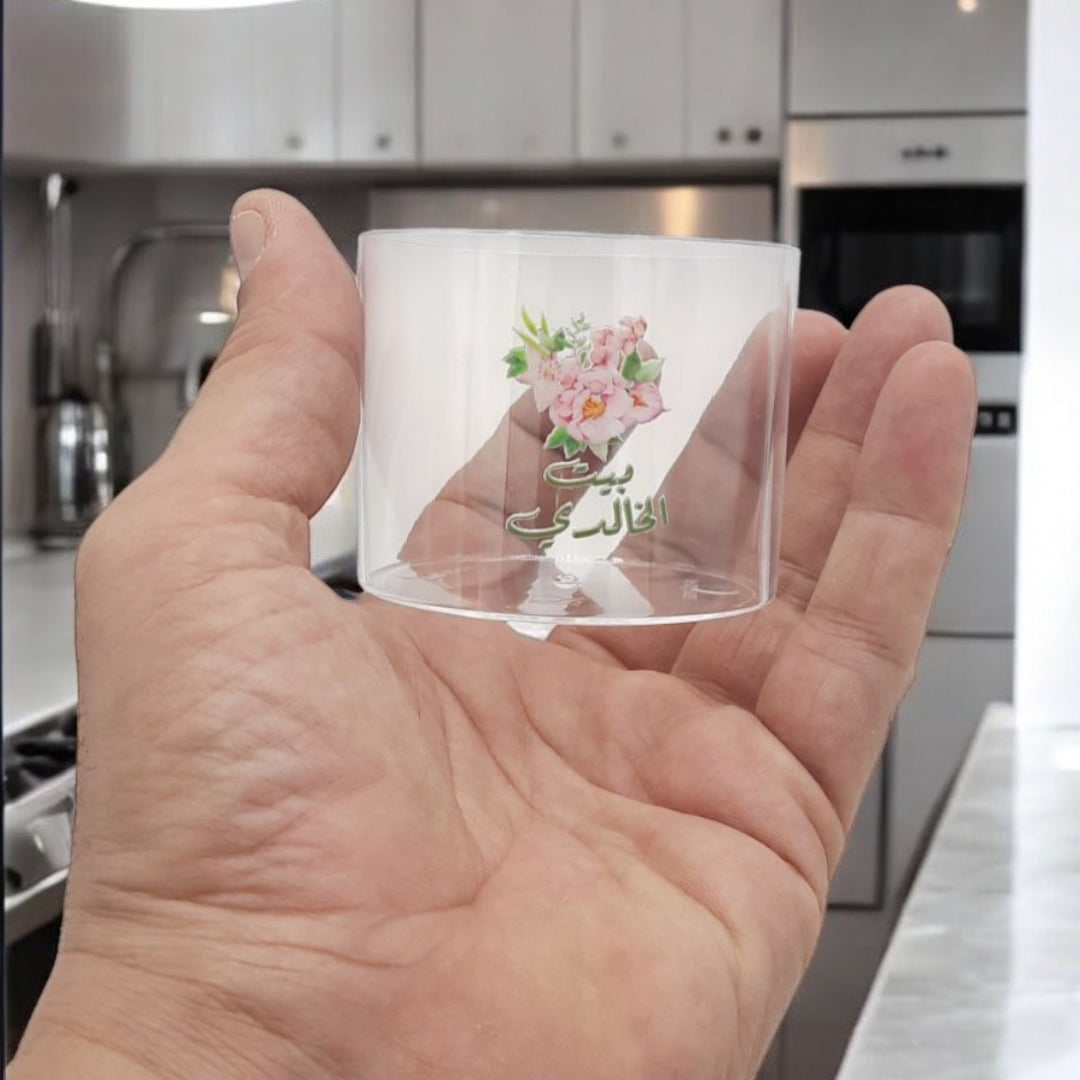 بوكس شفاف بلاستيك لتقديم الحلويات مع الطباعة Transparent plastic box for presenting sweets with printing_Ramadan