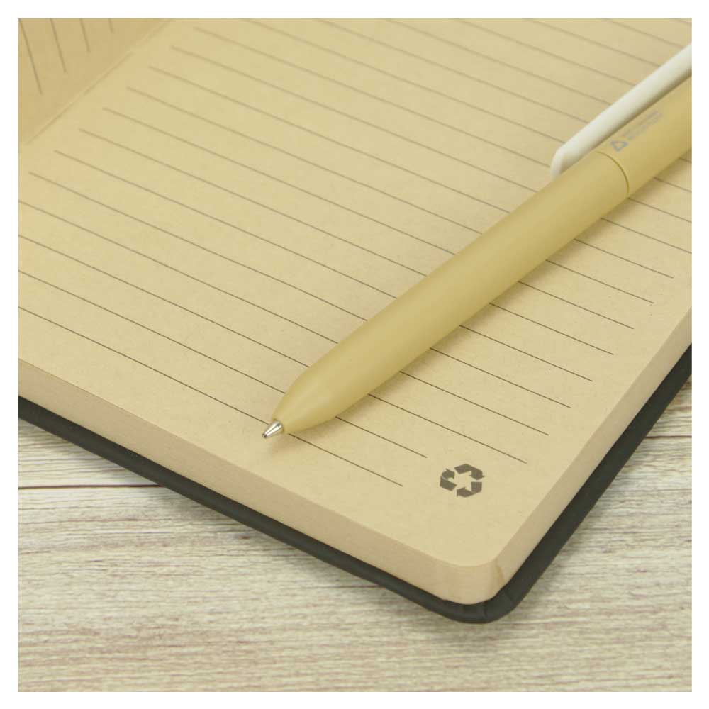 A5 size Bamboo Notebooks with Pen Loop & Page Marker