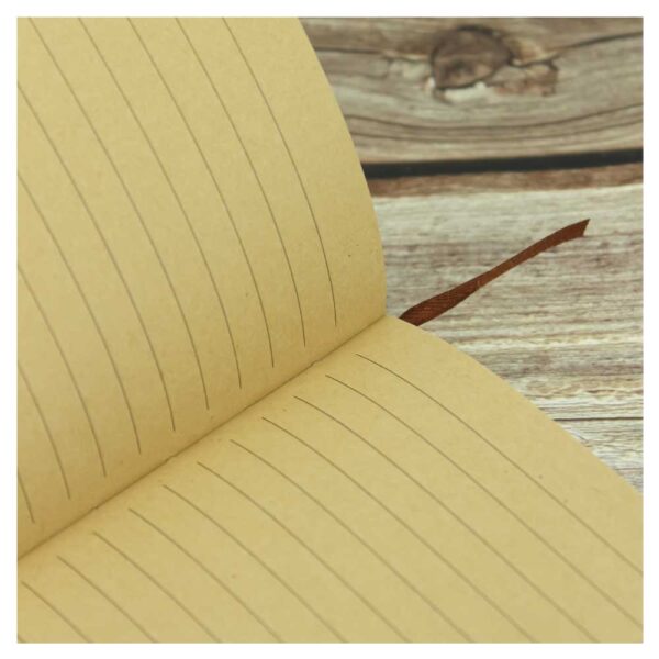 A5 Coffee Material Notebooks | 96 sheets & Page Marker