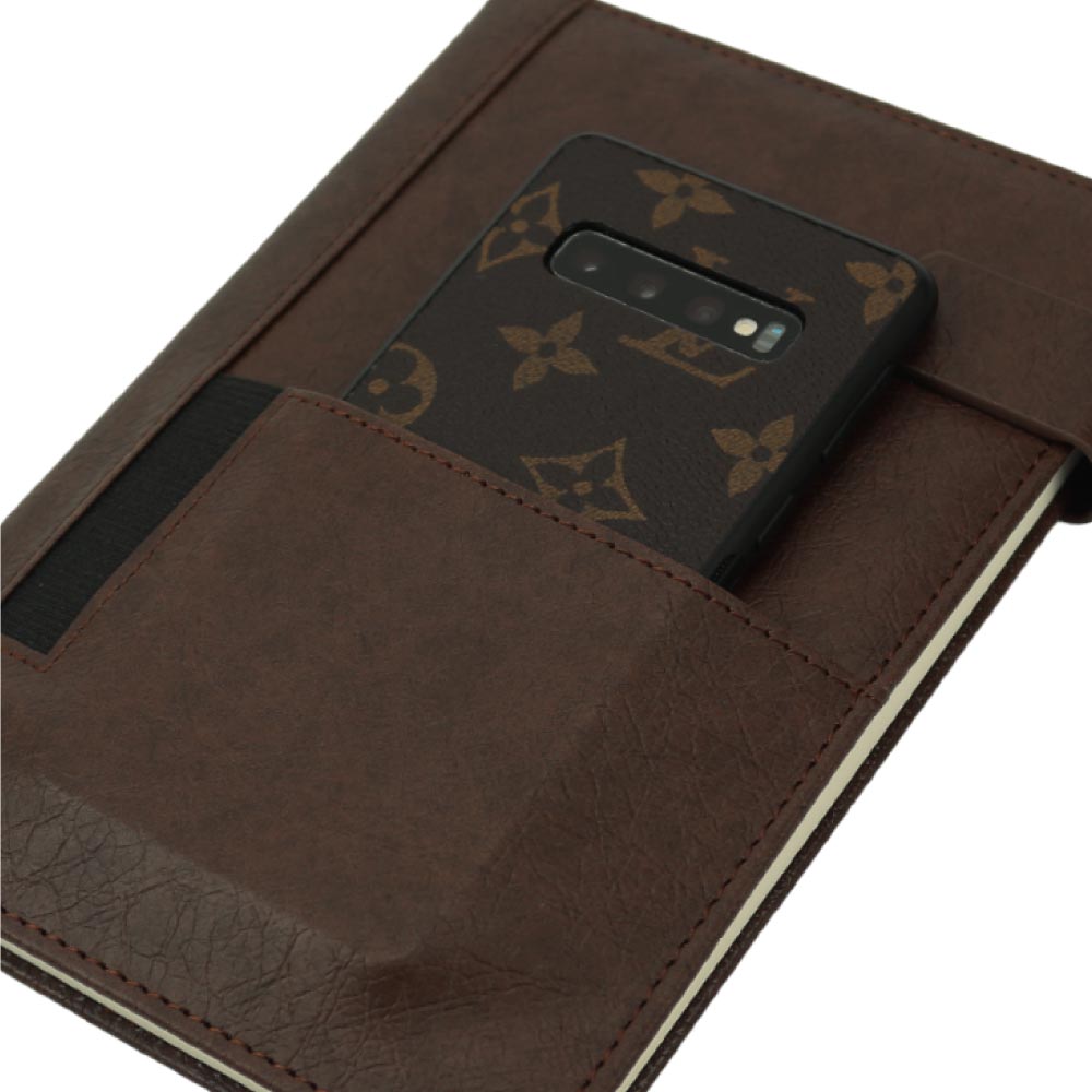 Dorniel A5 PU Notebooks with Front Pocket & Magnetic Flap