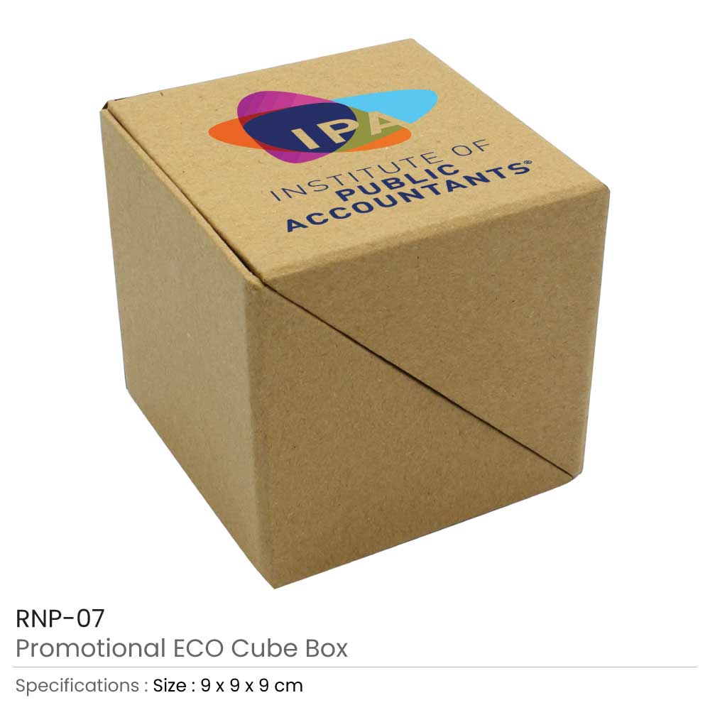 ECO Paper Cube Box