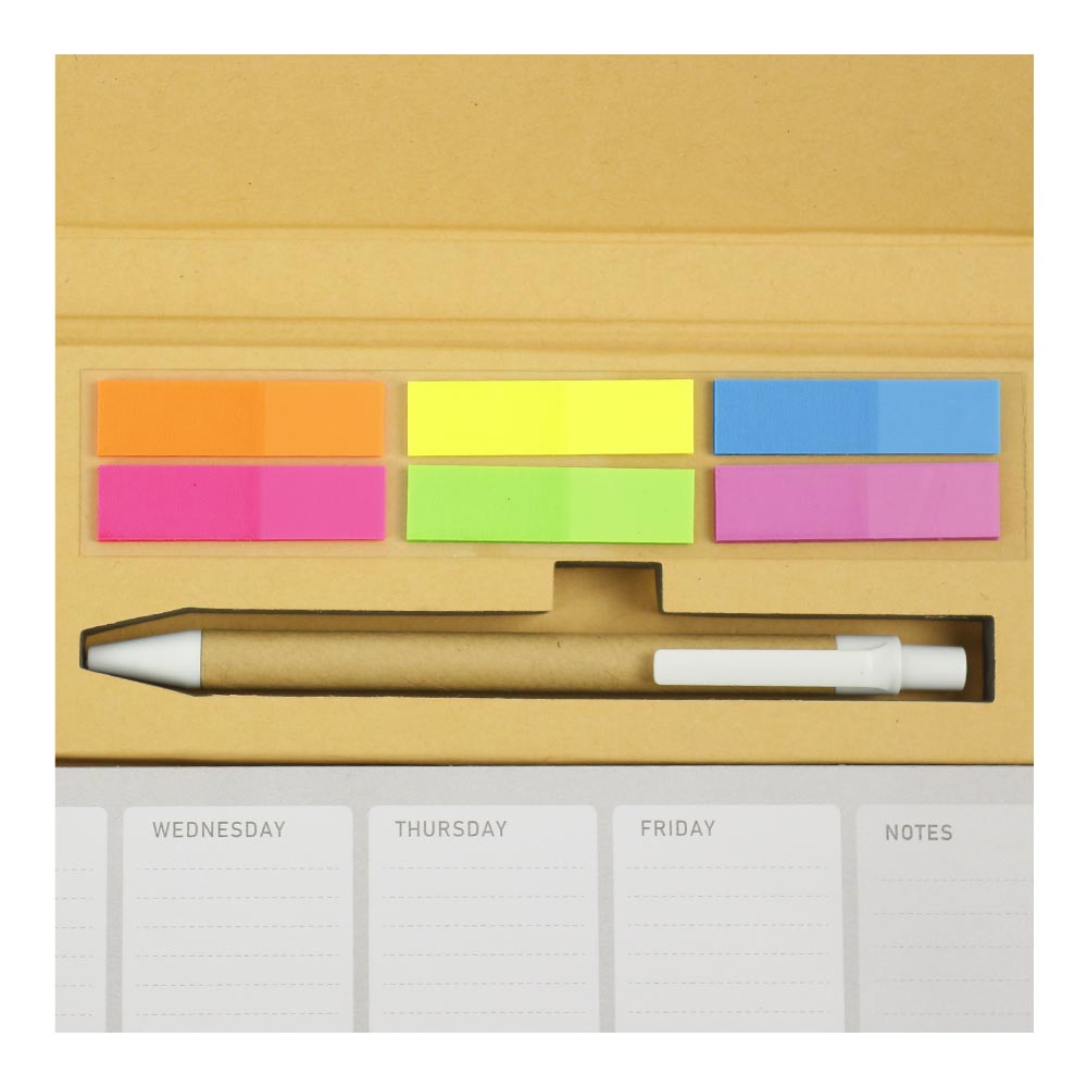 SMALL Eco-Friendly Weekly Planner Kit with Pen