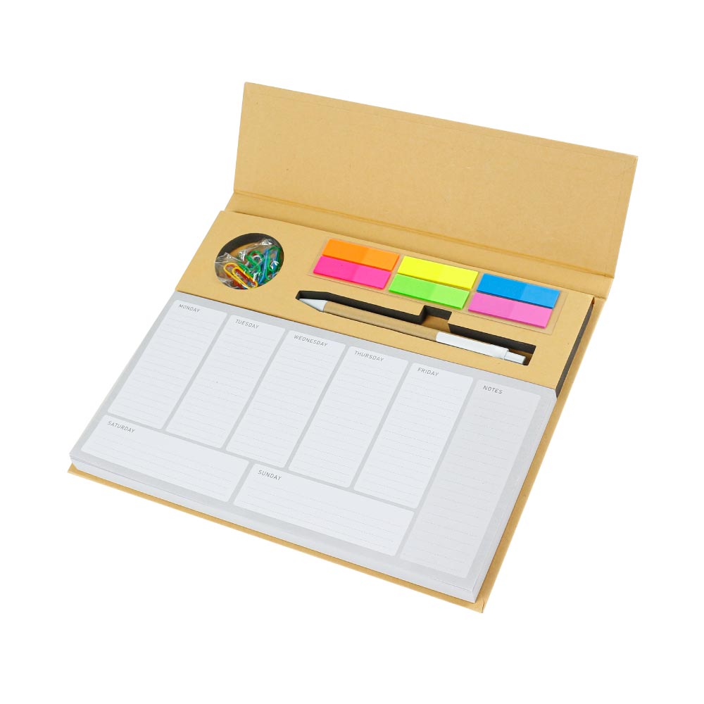 SMALL Eco-Friendly Weekly Planner Kit with Pen