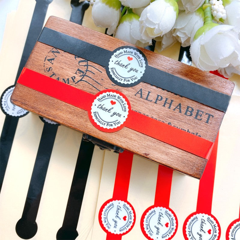 ملصق ورقي طويل Long Strip Paper Sticker