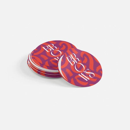 ستيكر دائري او مربع للكميات  Sticker Round or Square Shape Wholesale