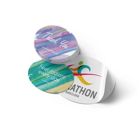 ستيكر بيضاوي للكميات  Sticker Oval Shape Wholesale