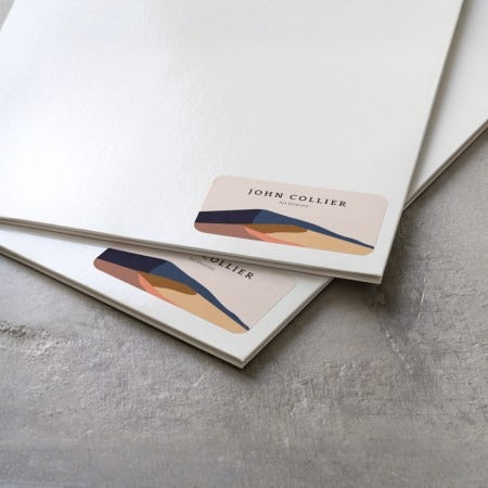 ستيكر مستطيل للكميات  Sticker Rectangular Shape Wholesale