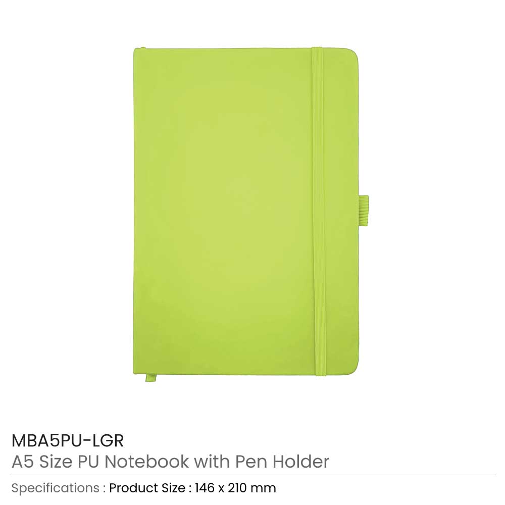 PU Notebook with Pen Holder