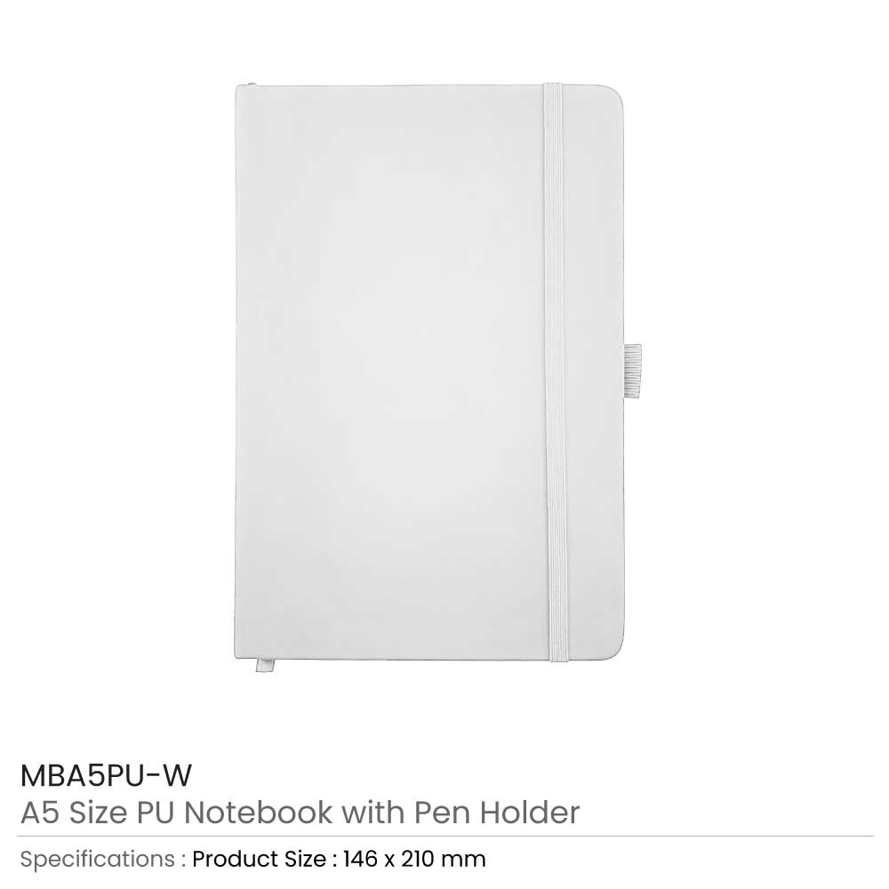 PU Notebook with Pen Holder