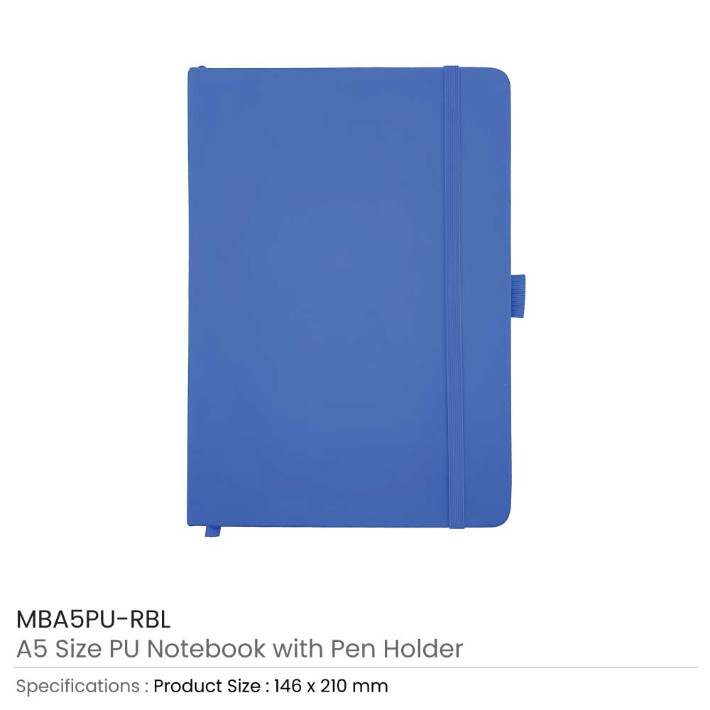 PU Notebook with Pen Holder