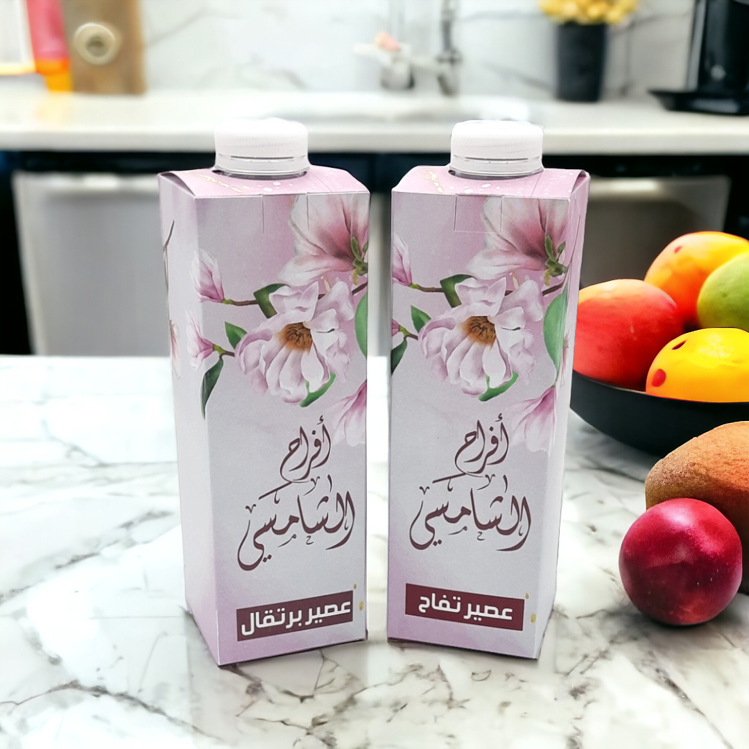 بوكس مع غرشة 1 ليتر Juice Bottle with Box 1L