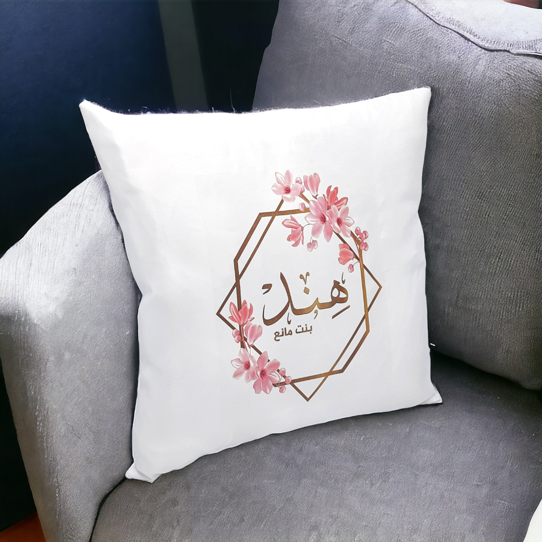 مخدة / كوشن -فقط طباعة اللوقو بدون خلفية Pillow / Cushion - only logo print without background