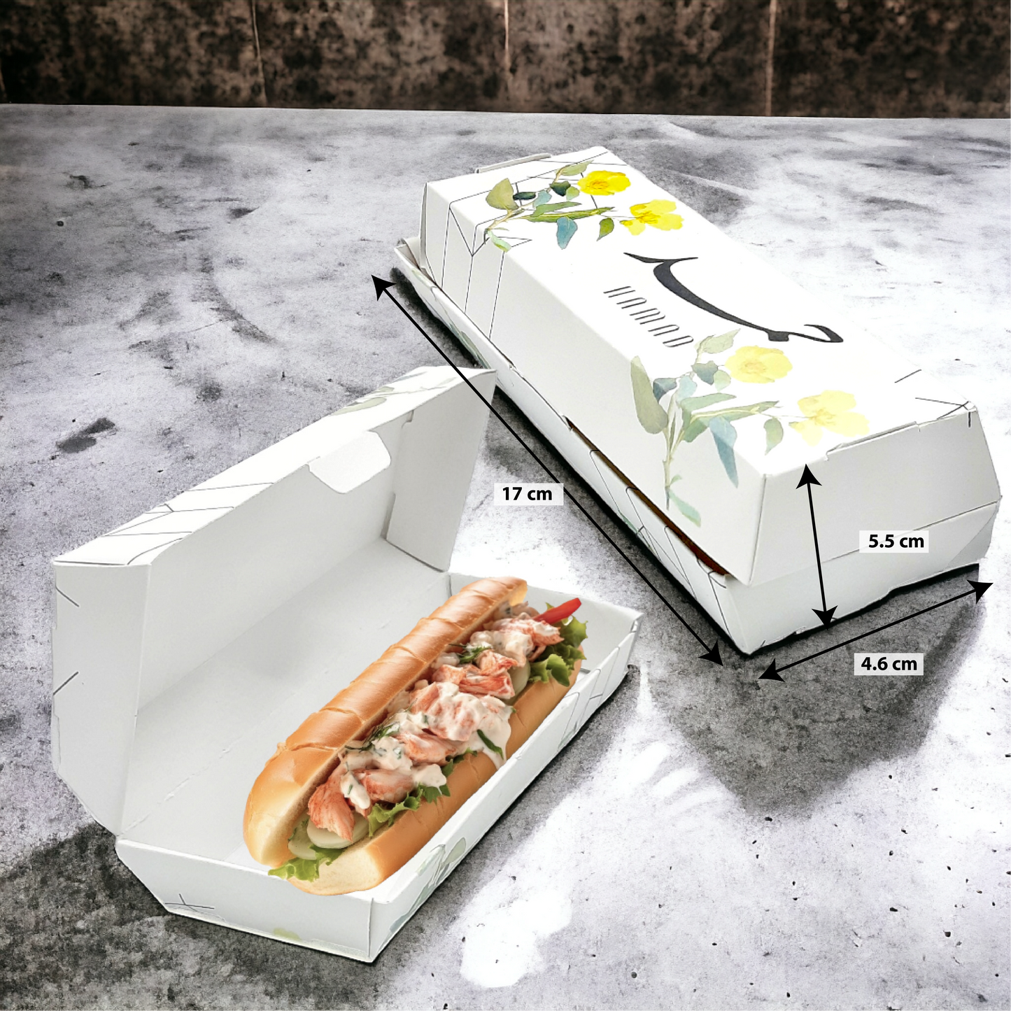 4.6X17X5.5 cm بوكس ساندويش Sandwich Box