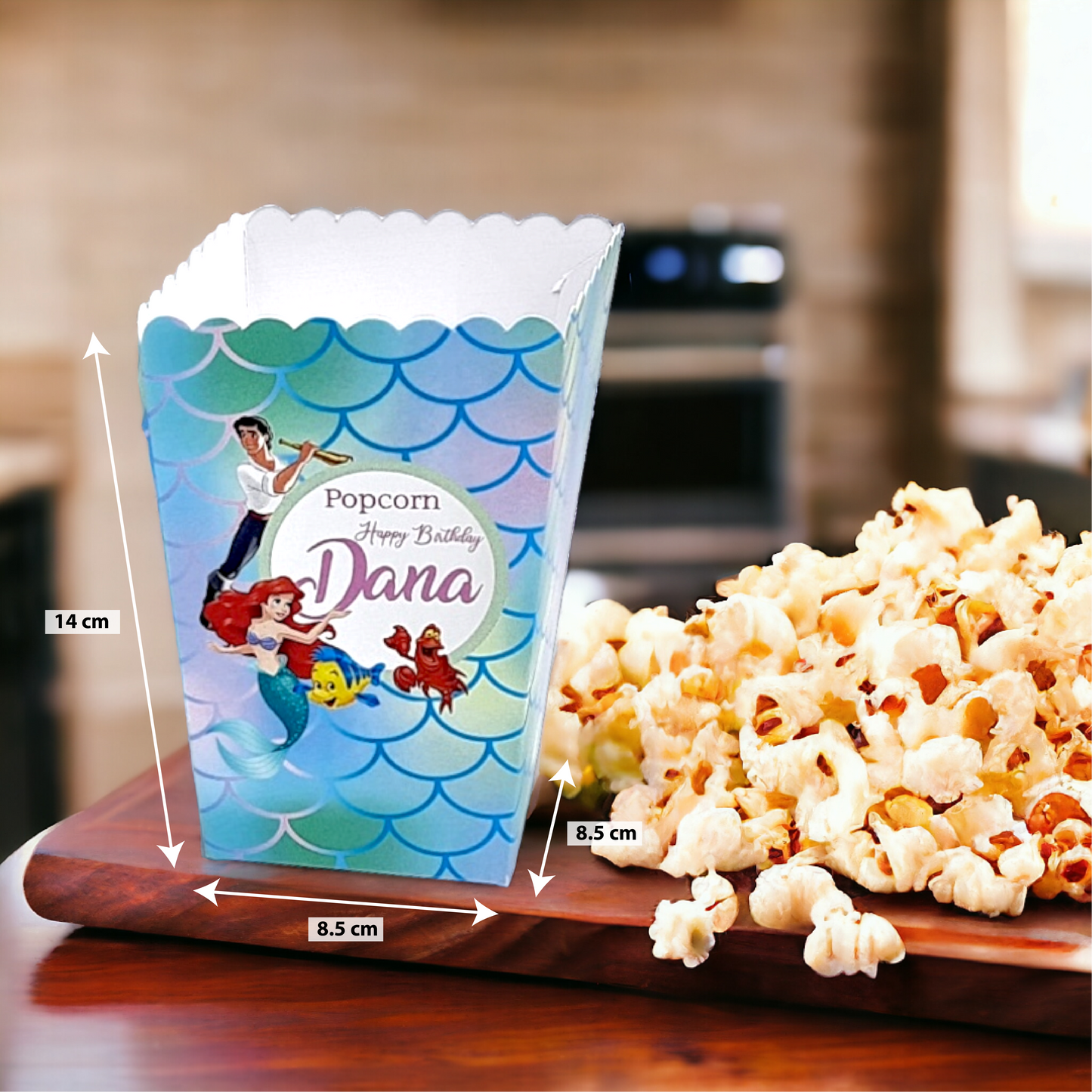 8.5X14X8.5 cm بوكس بوب كورن/ الفراخ Popcorn Box