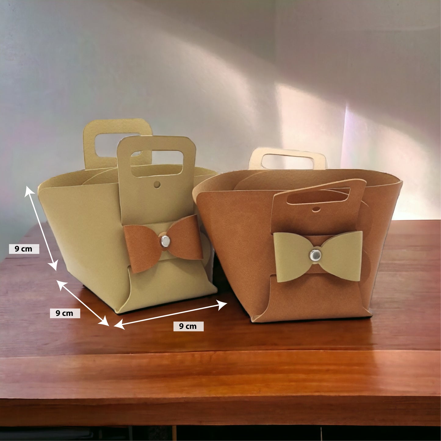 شنطة ميني جلد للتوزيعات شكل (5) Mini Leather Bag Design