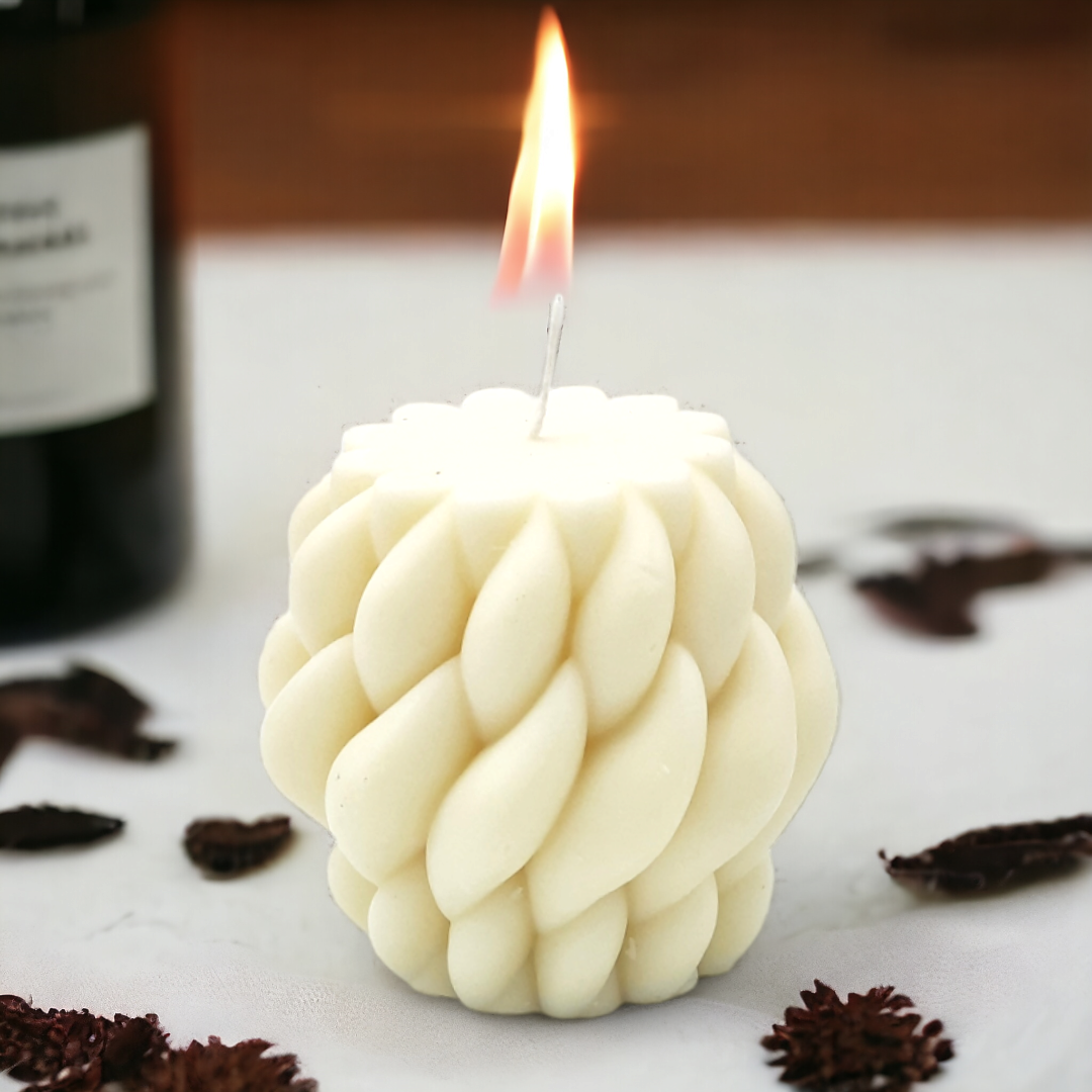 شمعة الفقاعات المموجة Corrugated Bubble Candle