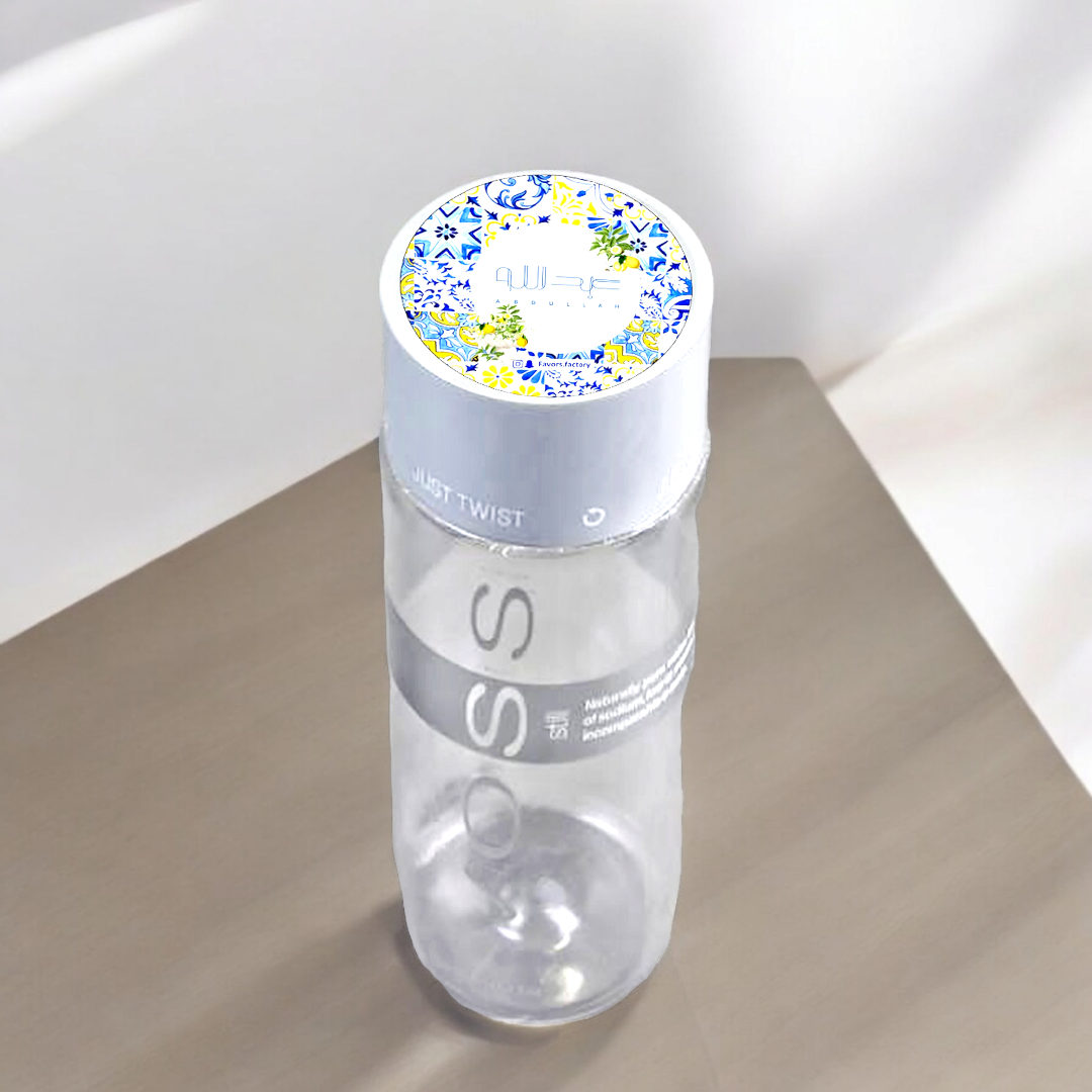 ستيكر لغطاء غرش الفوس VOSS Sticker for VOSS Cover Bottle