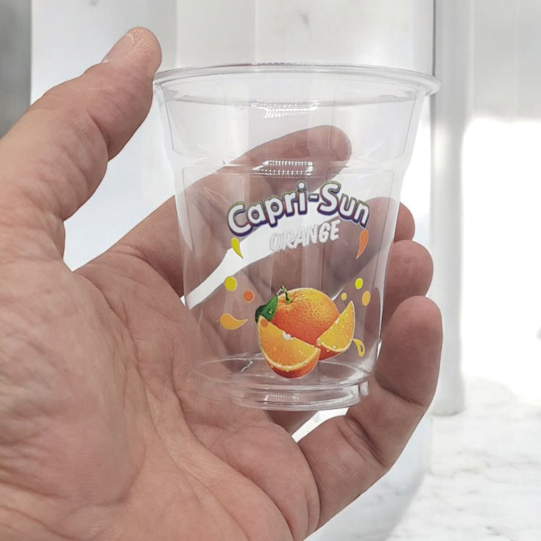 اكواب شفافة 8 اونس مع الطباعة Clear Plastic Cup 8oz_Ramadan