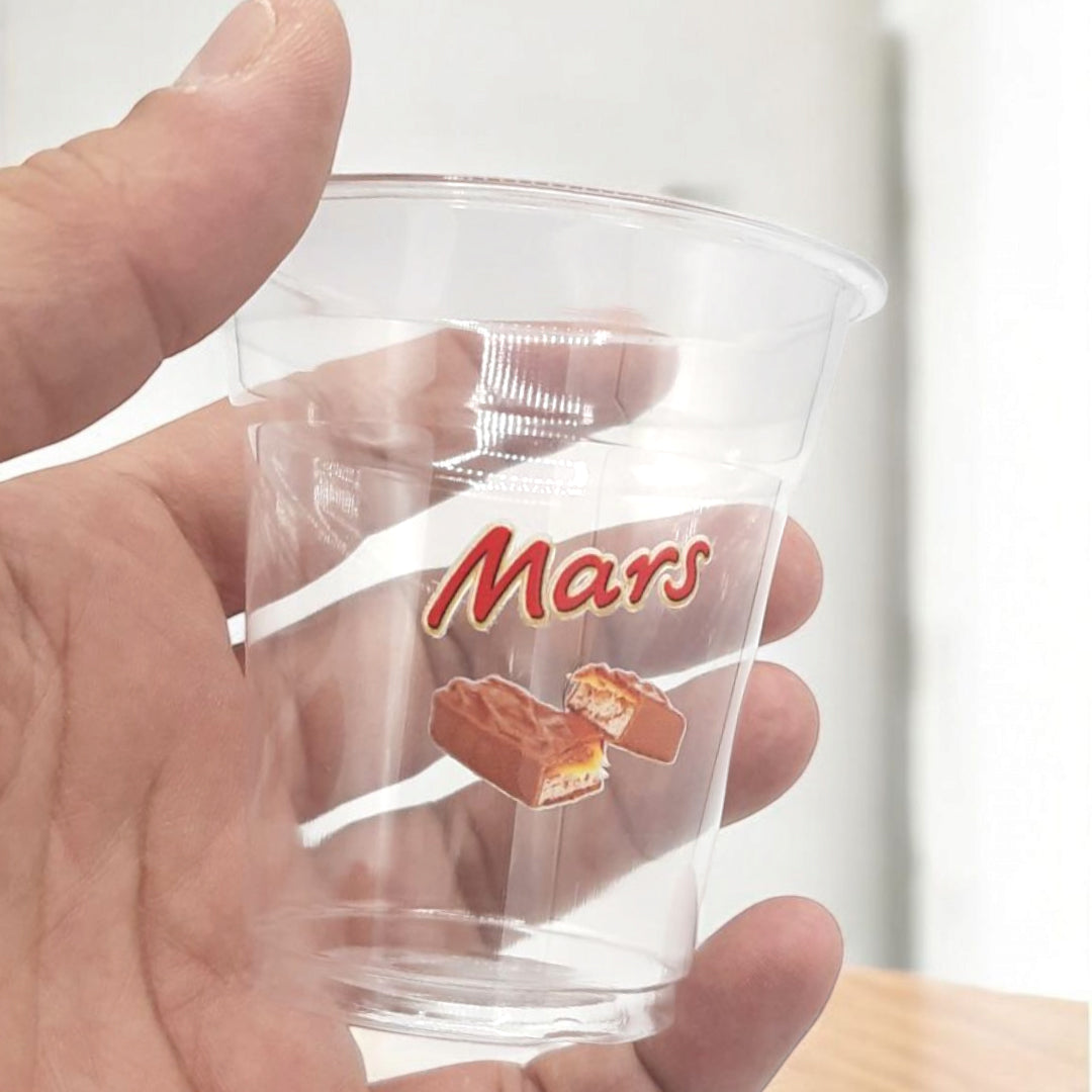 اكواب شفافة 8 اونس مع الطباعة Clear Plastic Cup 8oz_Ramadan