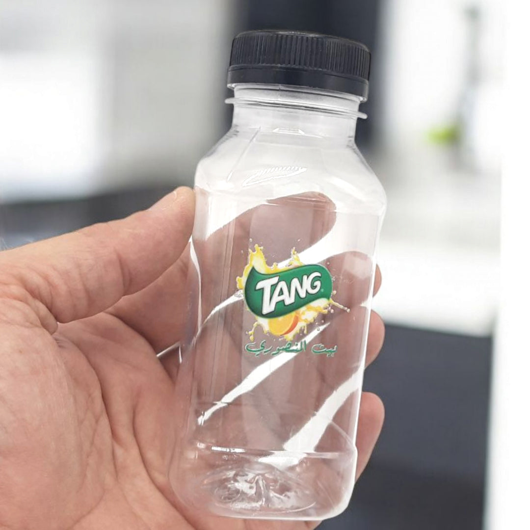غرشة شفافة 250 مل مع الطباعة Clear Small Plastic Bottle 250ml_Ramadan