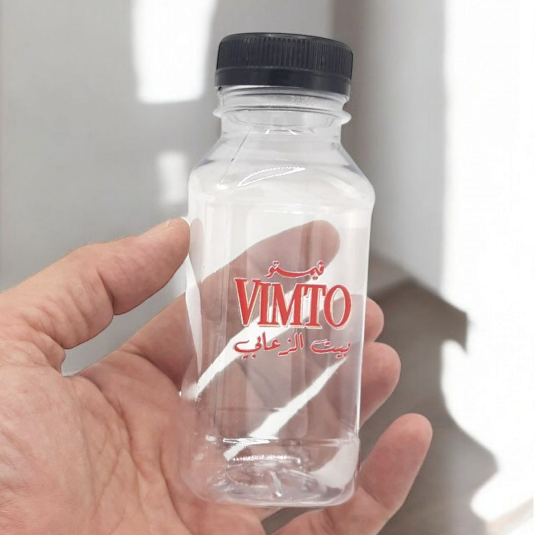 غرشة شفافة 250 مل مع الطباعة Clear Small Plastic Bottle 250ml_Ramadan
