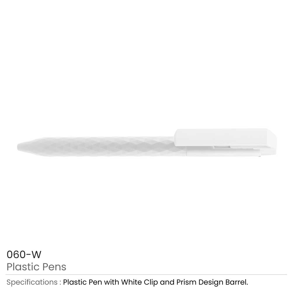 Prism Design Plastic Pens