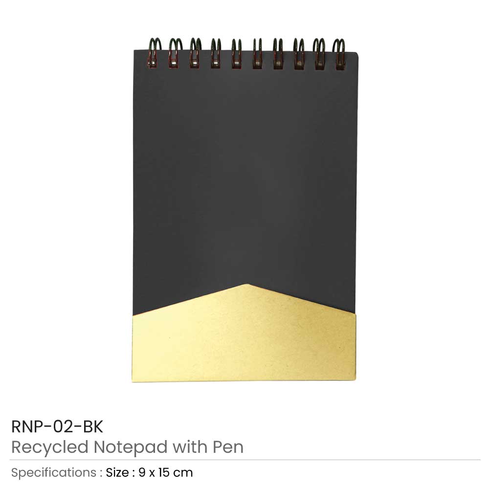 Recycled Notepad with Pen