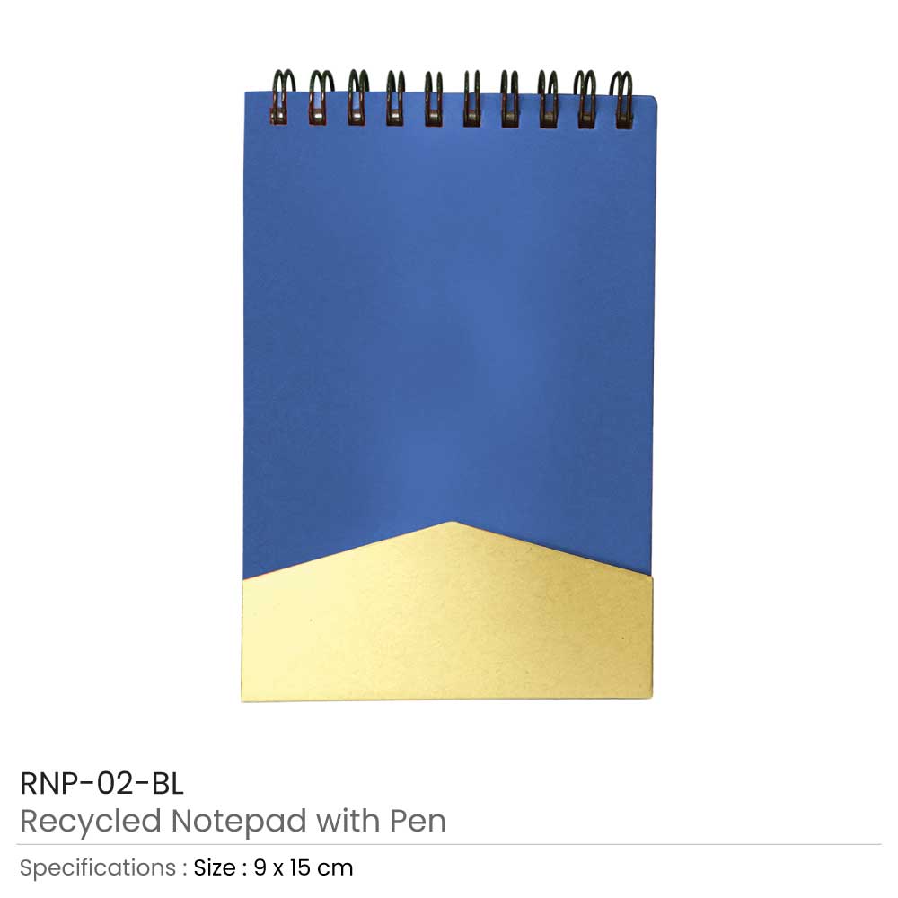 Recycled Notepad with Pen