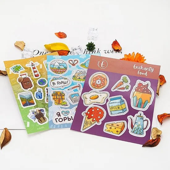 A5,A6 Stickers Kiss Cut Sticker Sheets شيت ستيكر مقصوص حسب التصميم