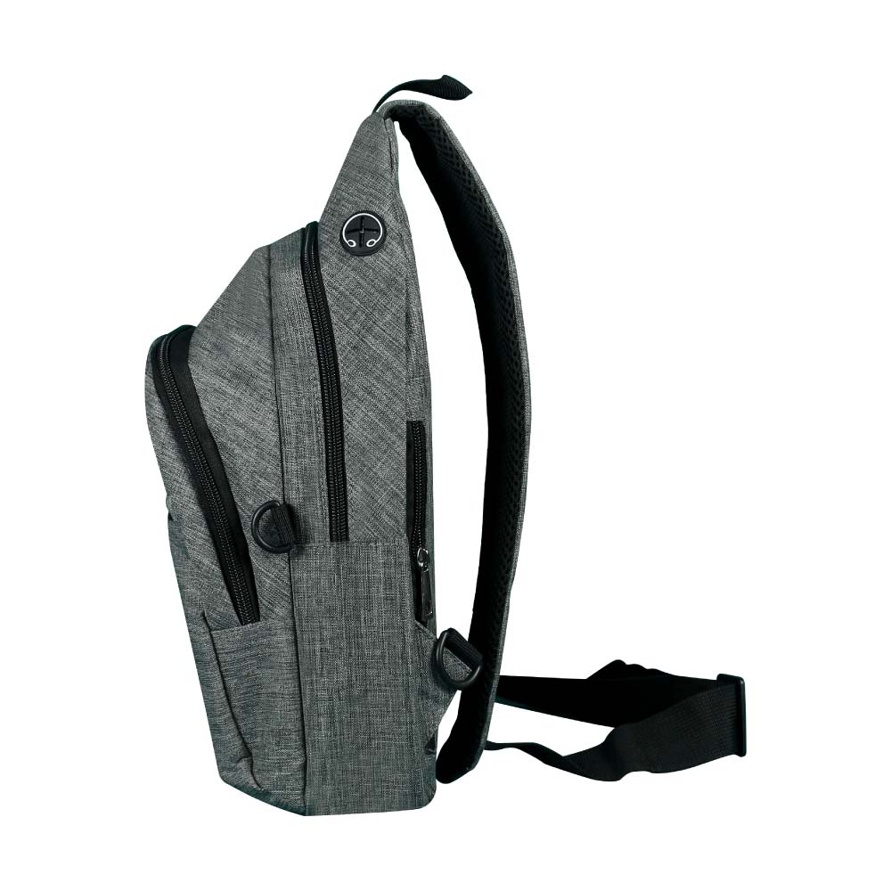 Triangular Sling Crossbody Bags with Headphone Hole