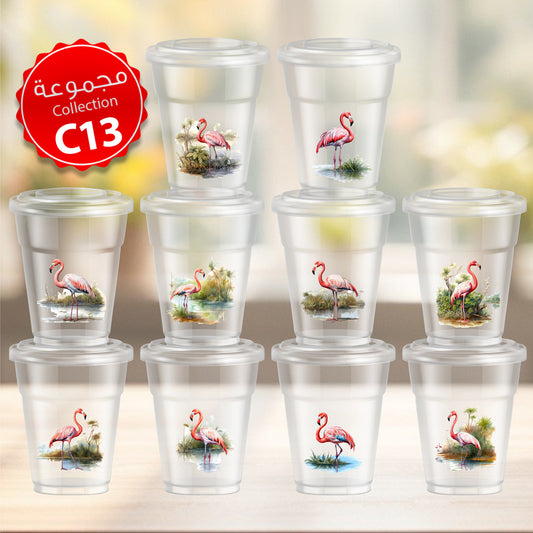 Mycups Plastic (Collection مجموعة أكوابي الشفافة الجاهزة  (مجموعة 13