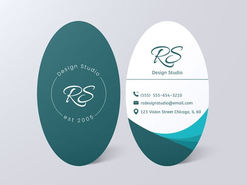 بطاقات البزنس كارد Business Cards  Shapes