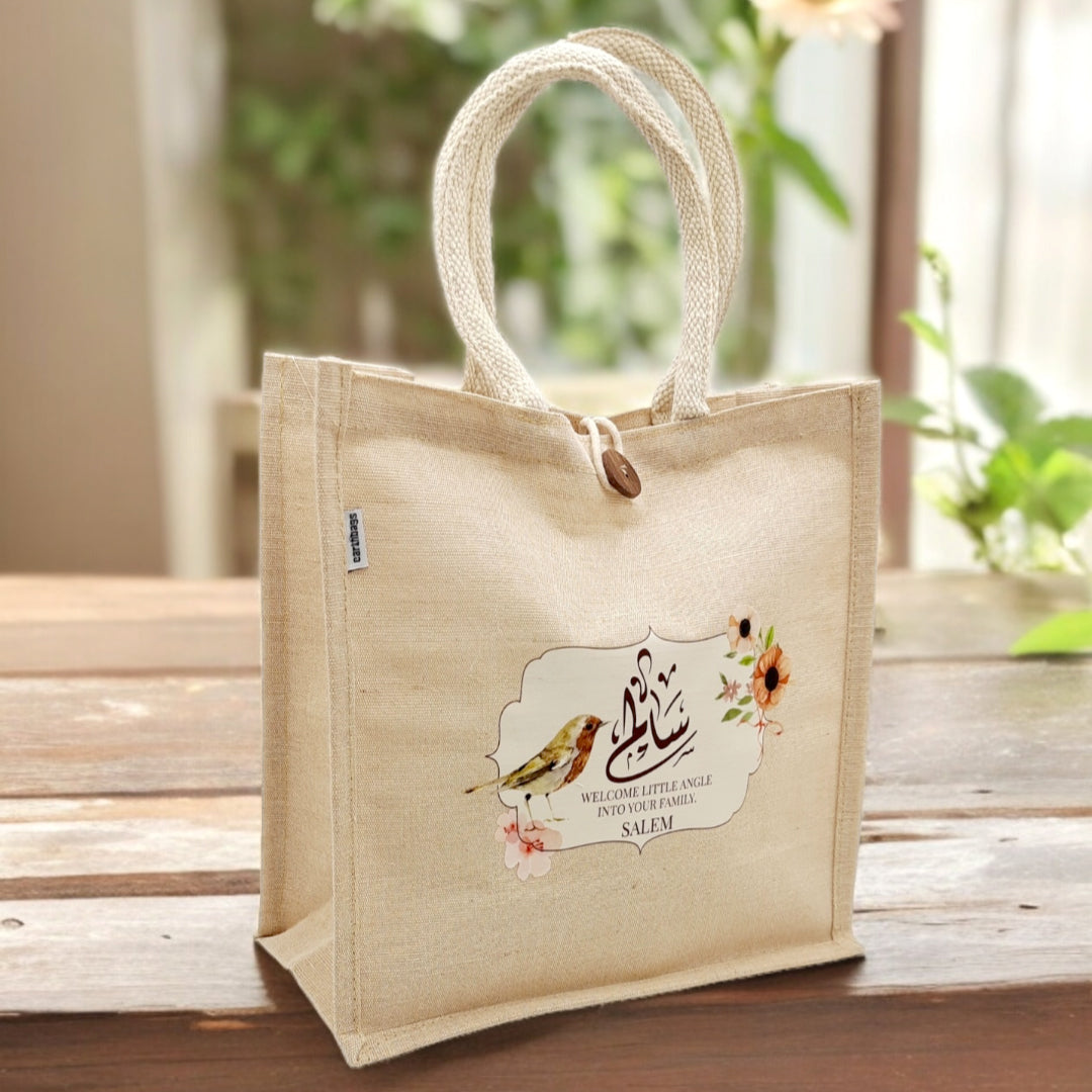 حقيبة جوكو مع ازرار Juco Bag with Button 30x30x15 cm