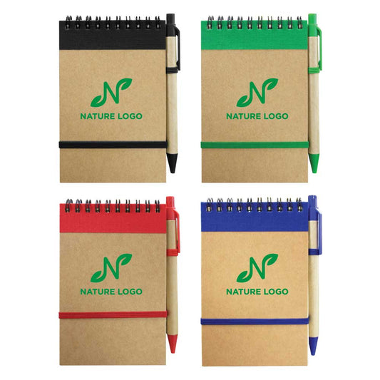 Recycled Notepads with Pen A6